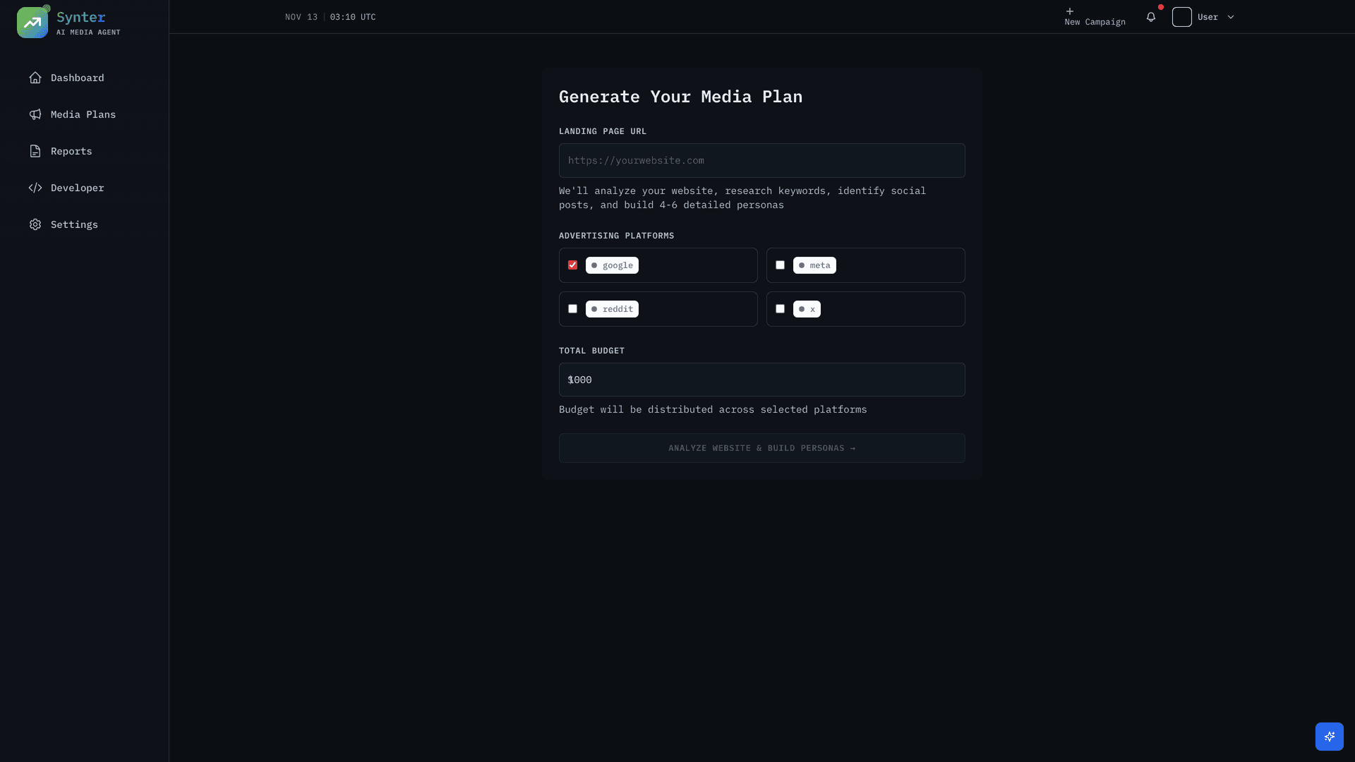 PPC dashboard showing channel performance metrics