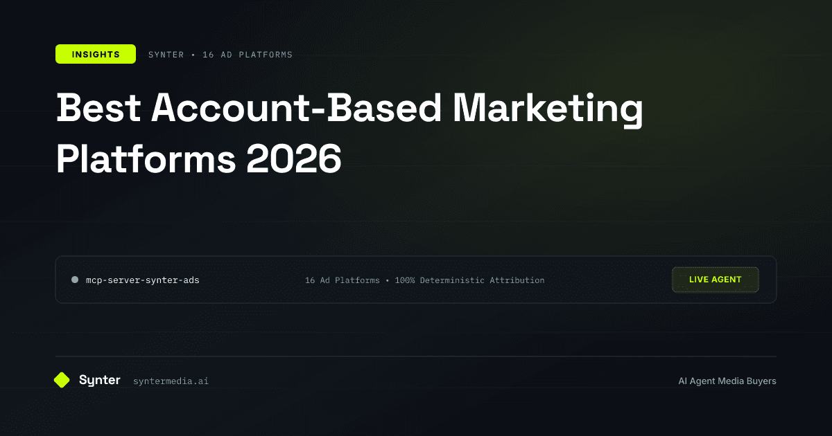 Best Account-Based Marketing Platforms 2026