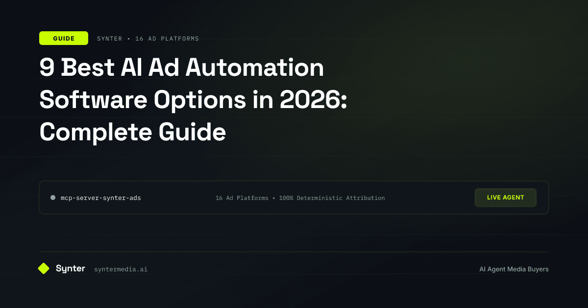9 Best AI Ad Automation Software Options in 2026: Complete Guide