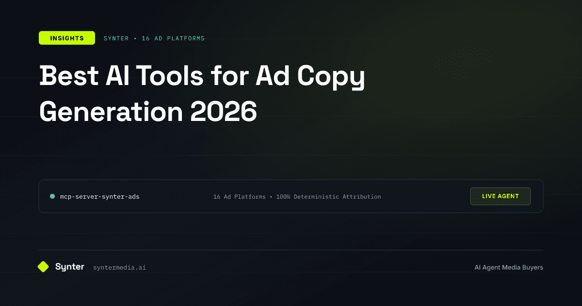 Best AI Tools for Ad Copy Generation 2026