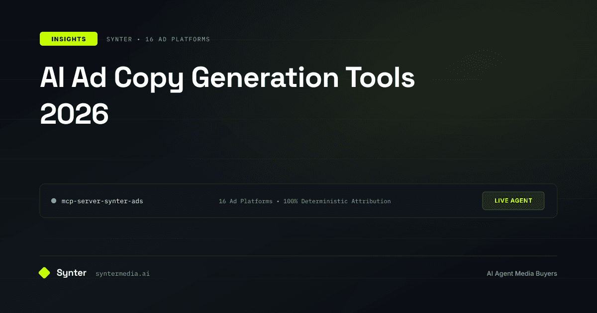 AI Ad Copy Generation Tools 2026