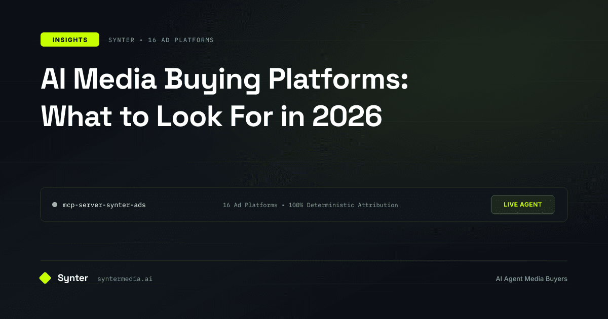 AI Media Buying Platforms: What to Look For in 2026