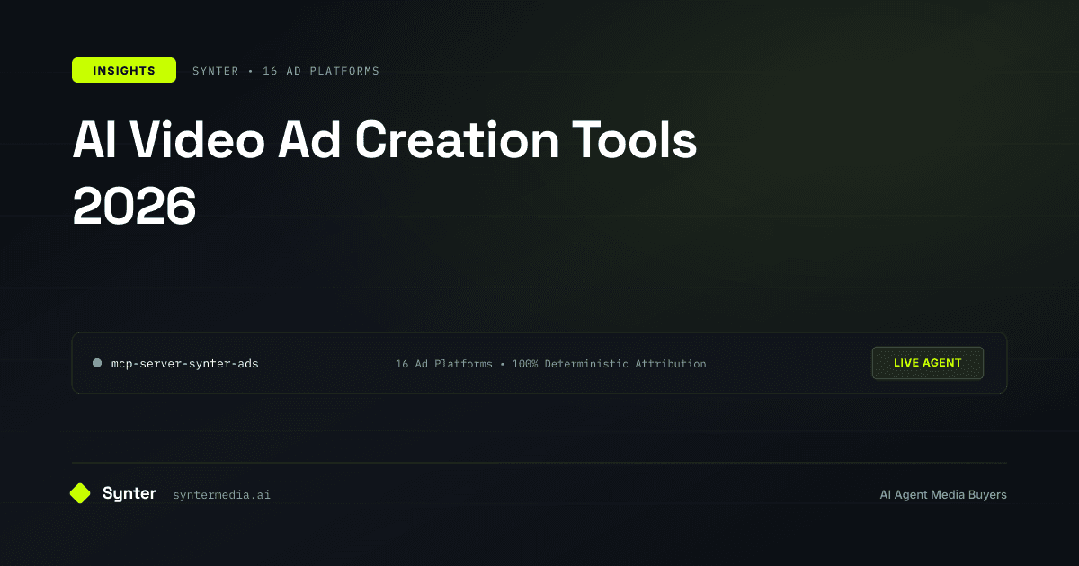 AI Video Ad Creation Tools 2026