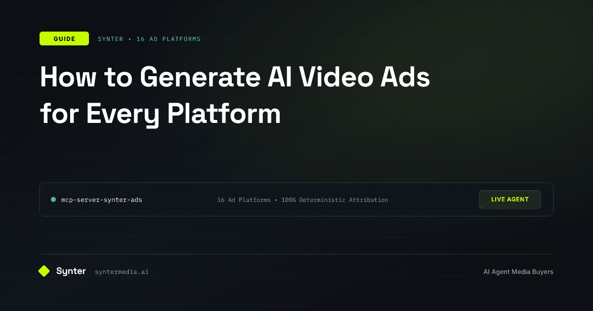 How to Generate AI Video Ads for Every Platform