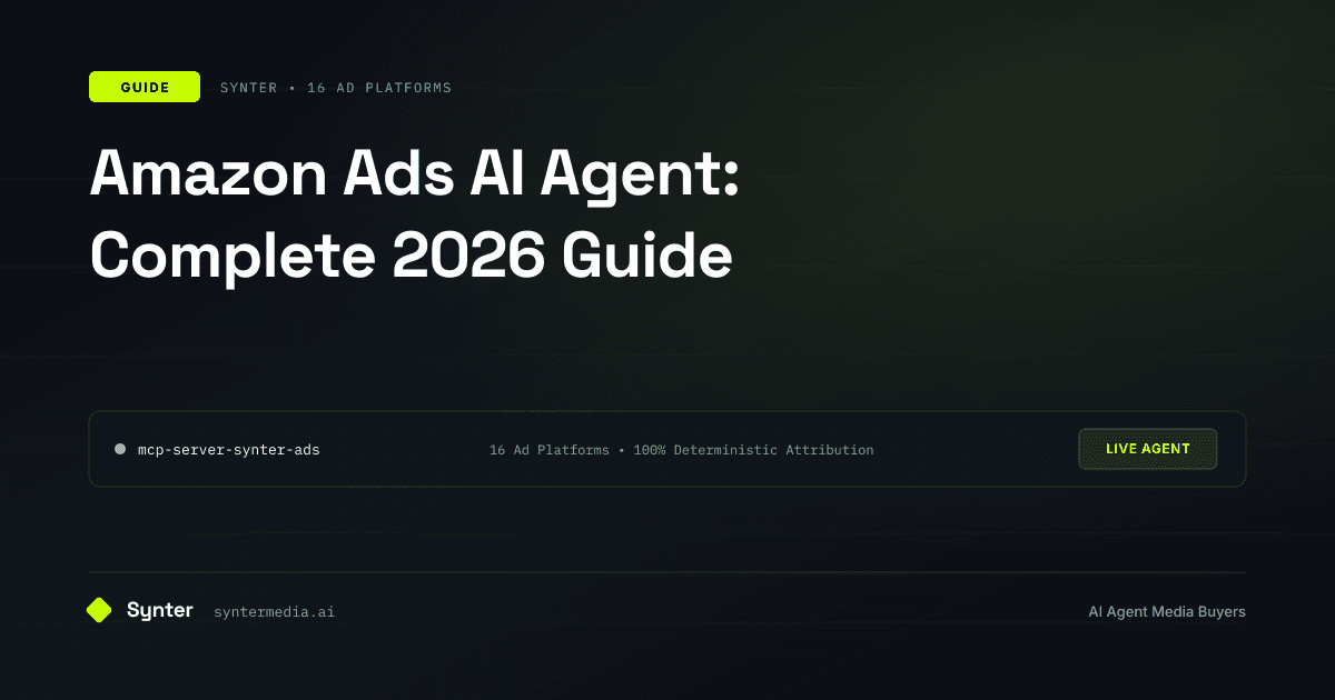 Amazon Ads AI Agent: Complete 2026 Guide