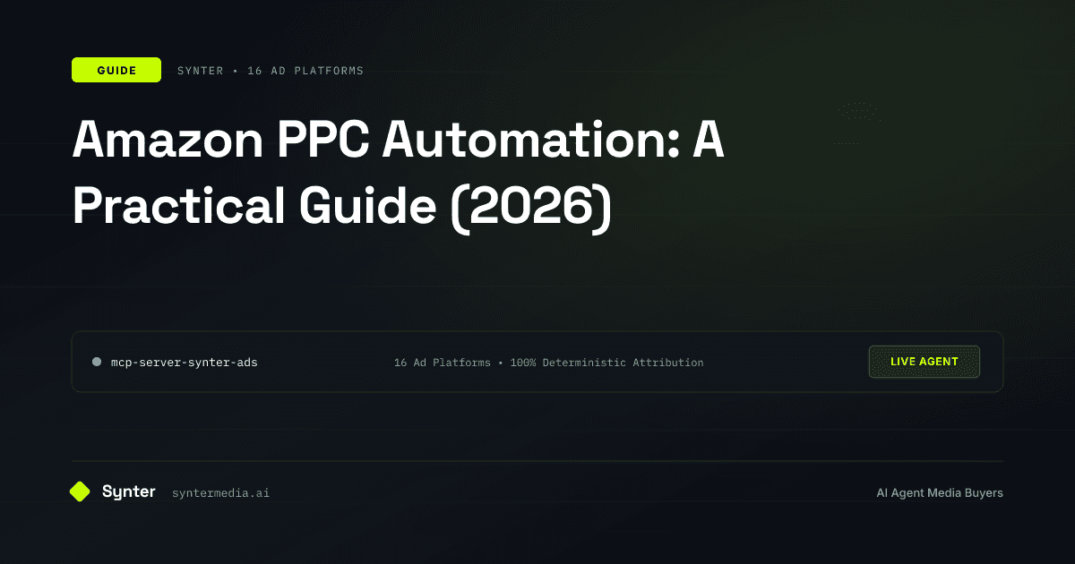 Amazon PPC Automation: A Practical Guide (2026)