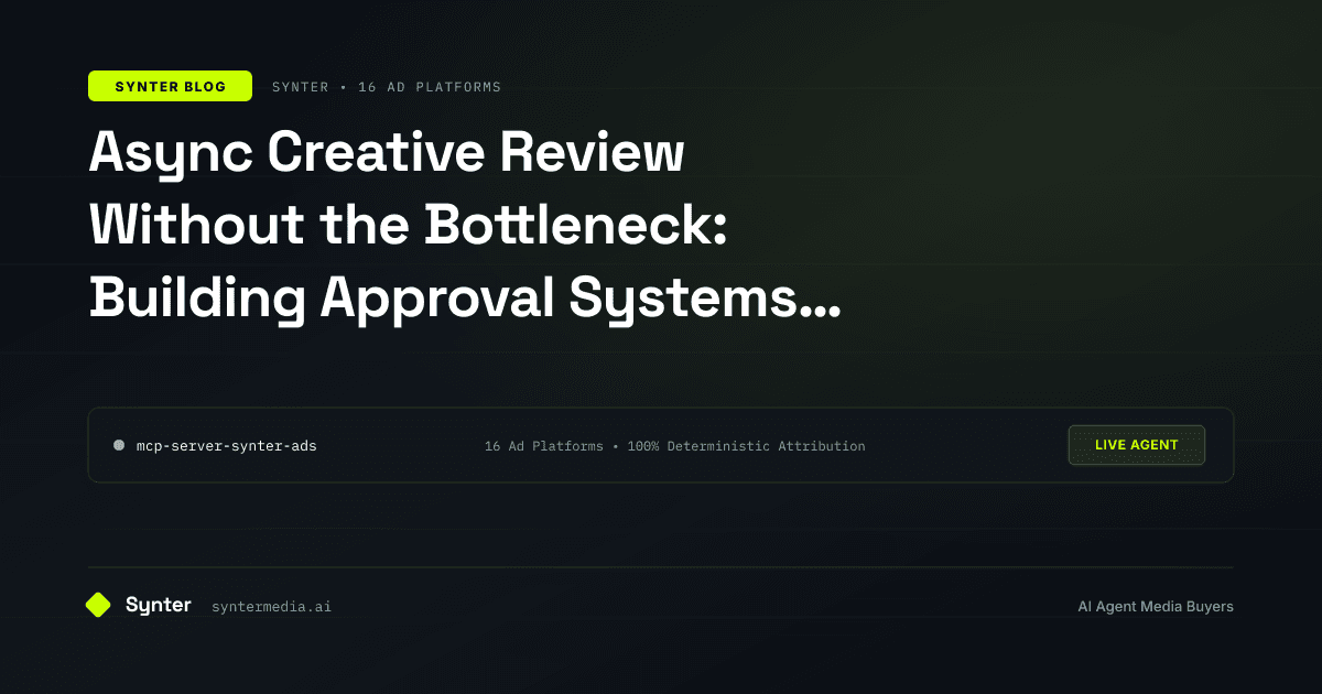 Async Creative Review Without the Bottleneck: Building Approval Systems for Speed