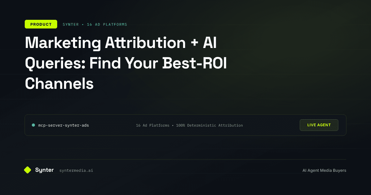 Marketing Attribution + AI Queries: Find Your Best-ROI Channels