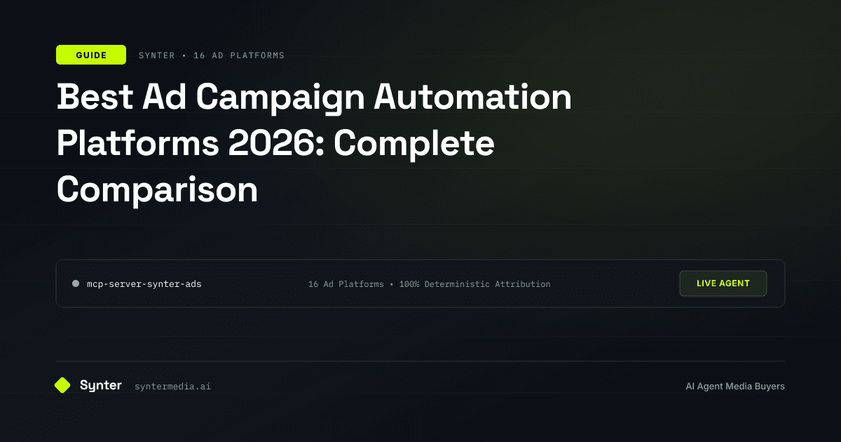 Best Ad Campaign Automation Platforms 2026: Complete Comparison