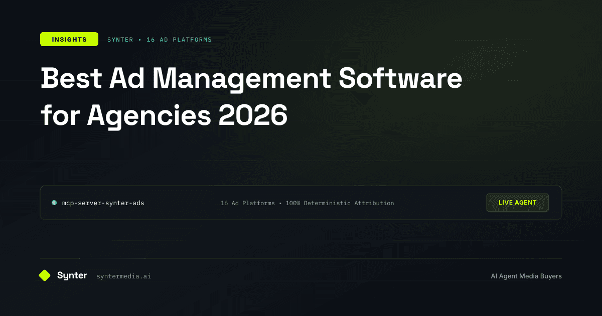 Best Ad Management Software for Agencies 2026