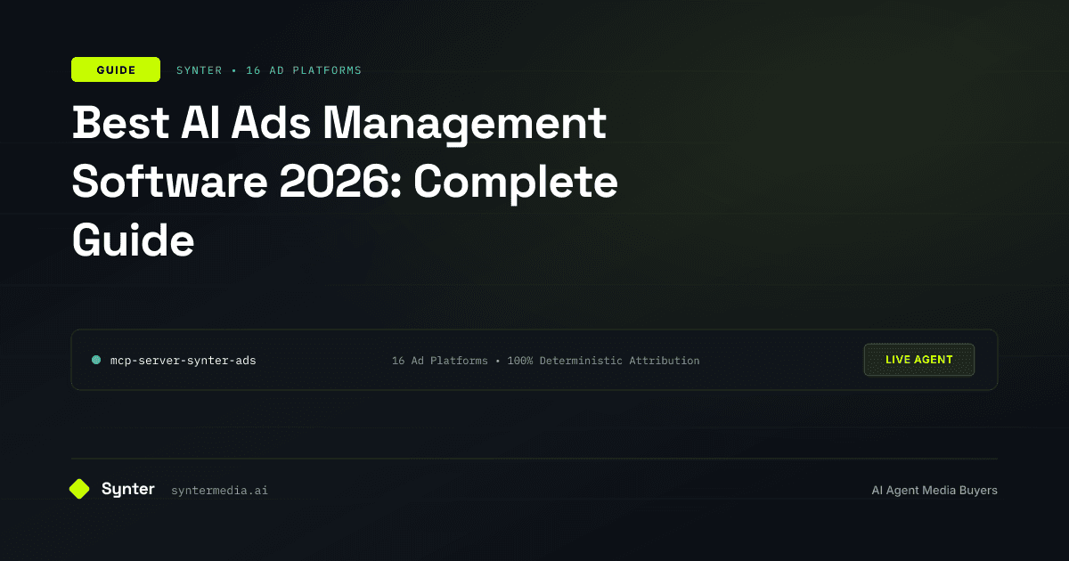 Best AI Ads Management Software 2026: Complete Guide