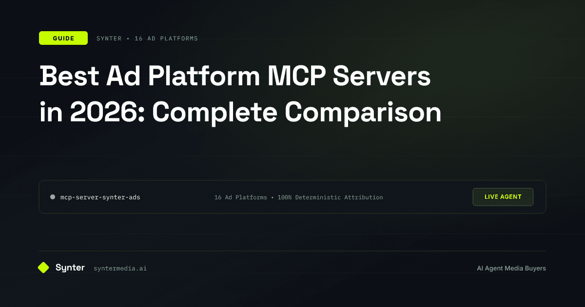 Best Ad Platform MCP Servers in 2026: Complete Comparison