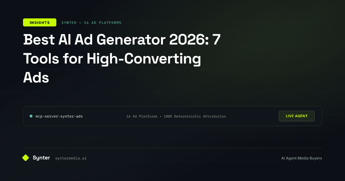 Best AI Ad Generator 2026: 7 Tools for High-Converting Ads