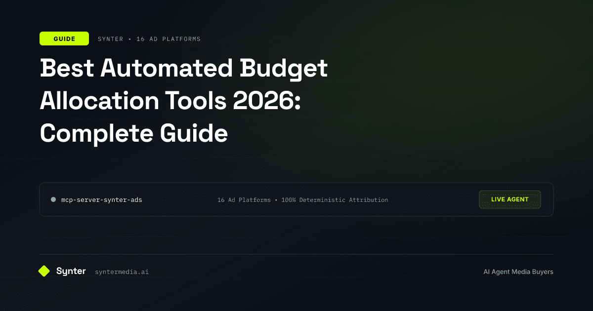 Automated Budget Allocation & Spend Limit Enforcement Tools 2026: Complete Guide