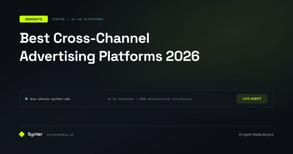 Best Cross-Channel Advertising Platforms 2026