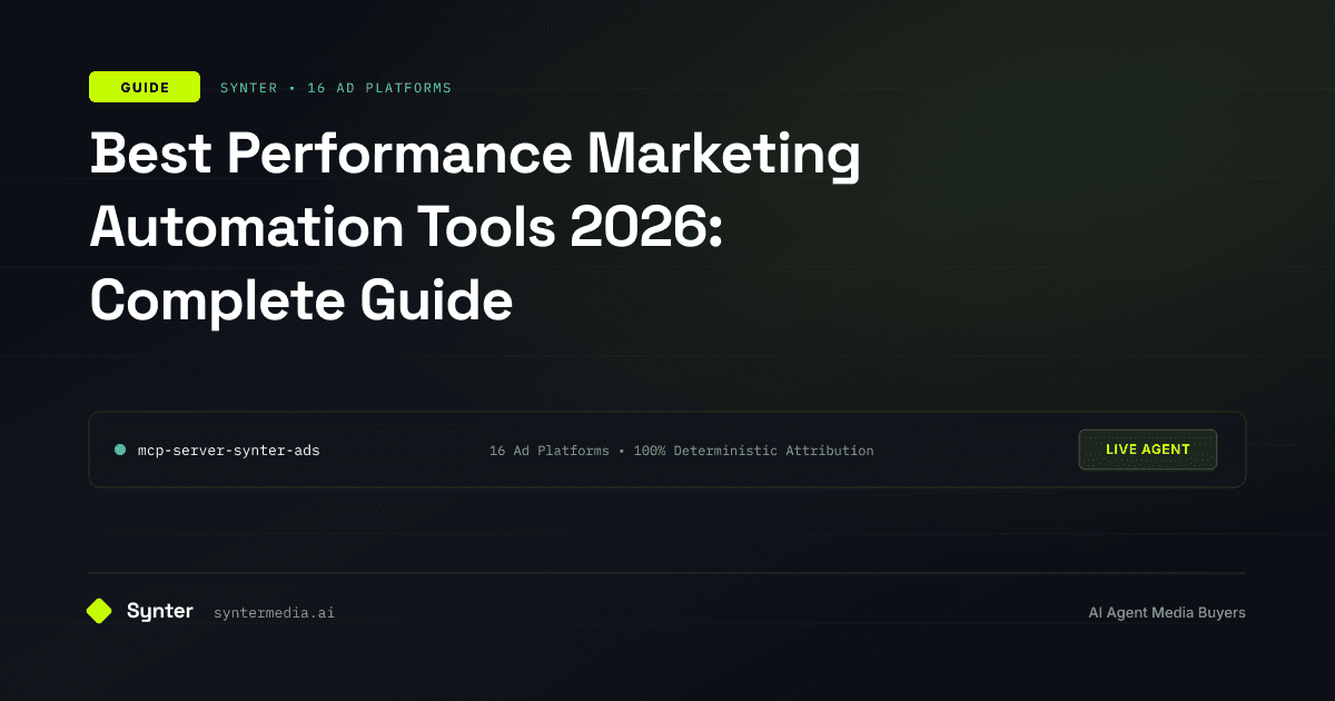 Best Performance Marketing Automation Tools 2026: Complete Guide