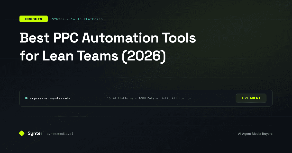 Best PPC Automation Tools for Lean Teams (2026)