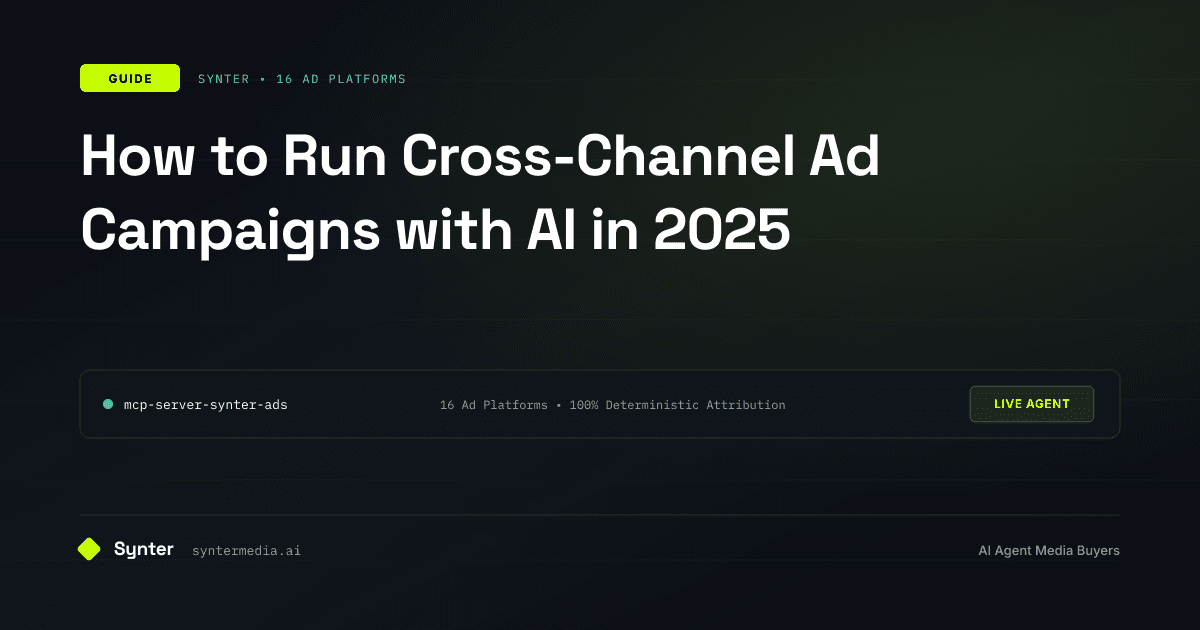 How to Run Cross-Channel Ad Campaigns with AI in 2025