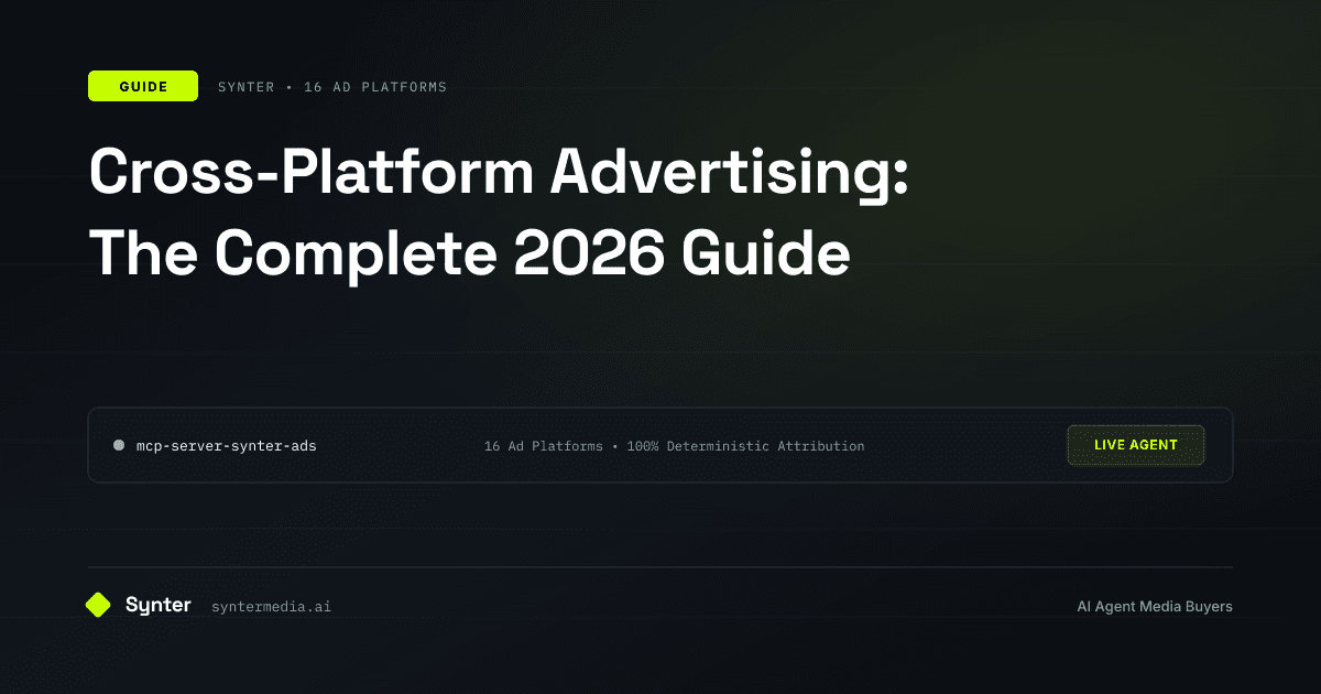 Cross-Platform Advertising: The Complete 2026 Guide
