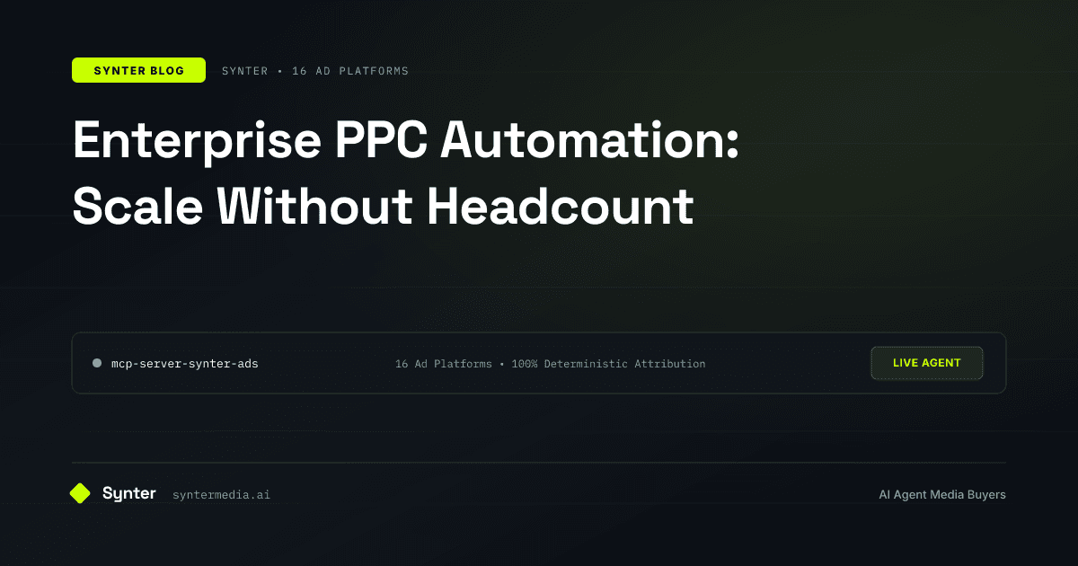 Enterprise PPC Automation: Scale Without Headcount
