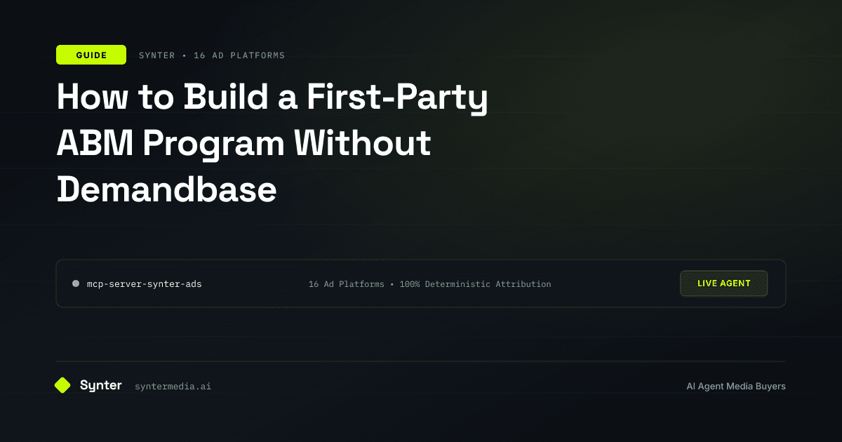 How to Build a First-Party ABM Program Without Demandbase