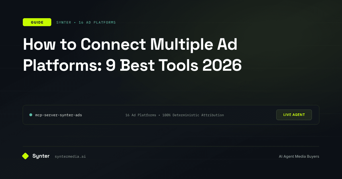 How to Connect Multiple Ad Platforms: 9 Best Tools 2026