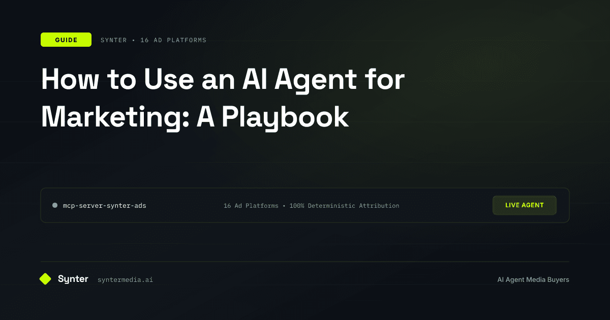 How to Use an AI Agent for Marketing: A Playbook