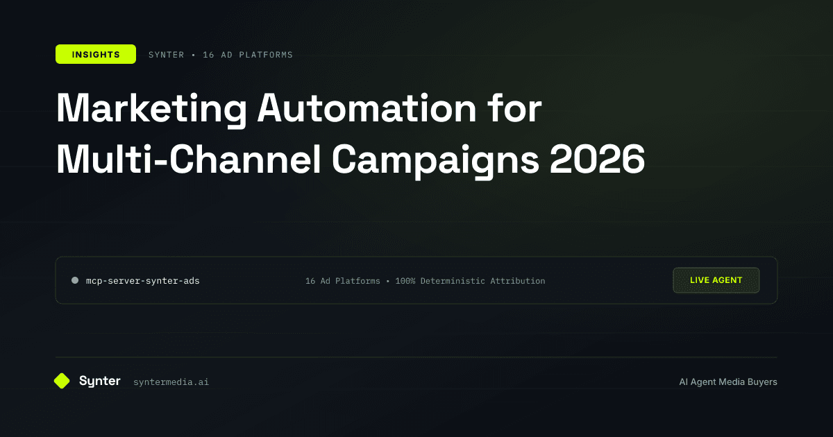 Marketing Automation for Multi-Channel Campaigns 2026