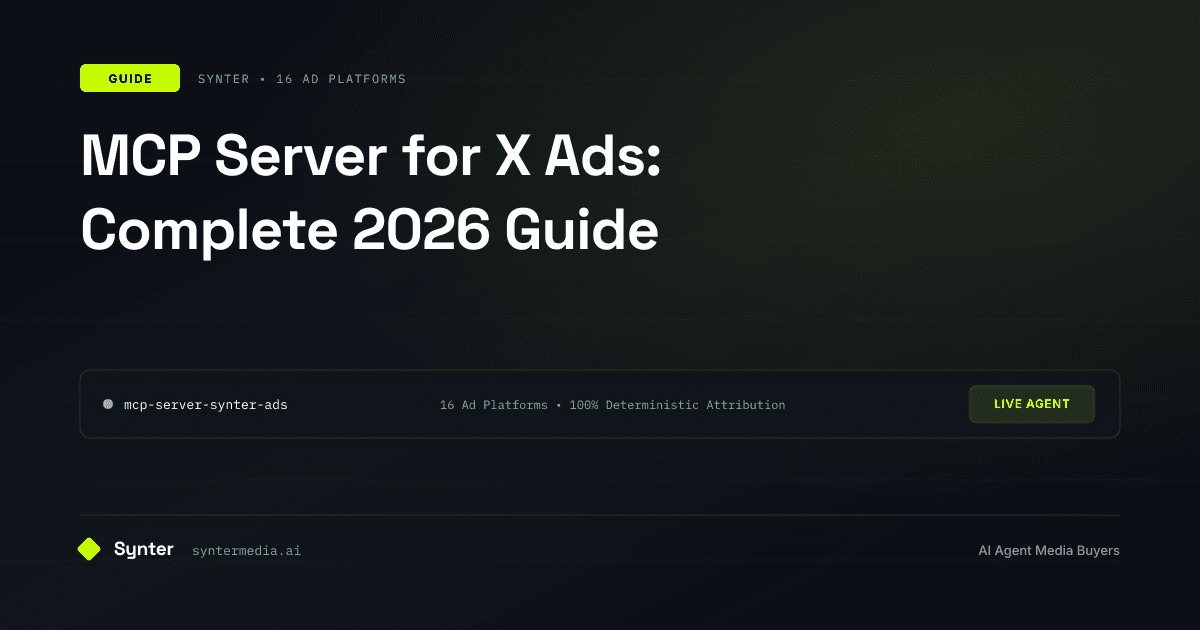 MCP Server for X Ads: Complete 2026 Guide