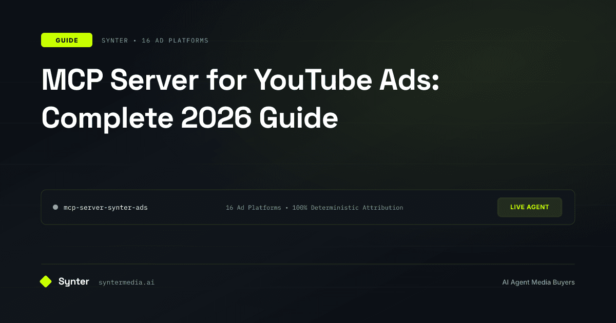 YouTube Ads MCP & AI Connector for Claude, ChatGPT, Cursor (43 Platforms)