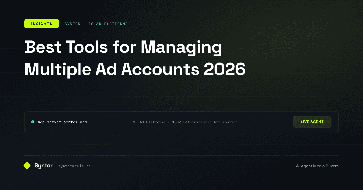 Best Tools for Managing Multiple Ad Accounts 2026
