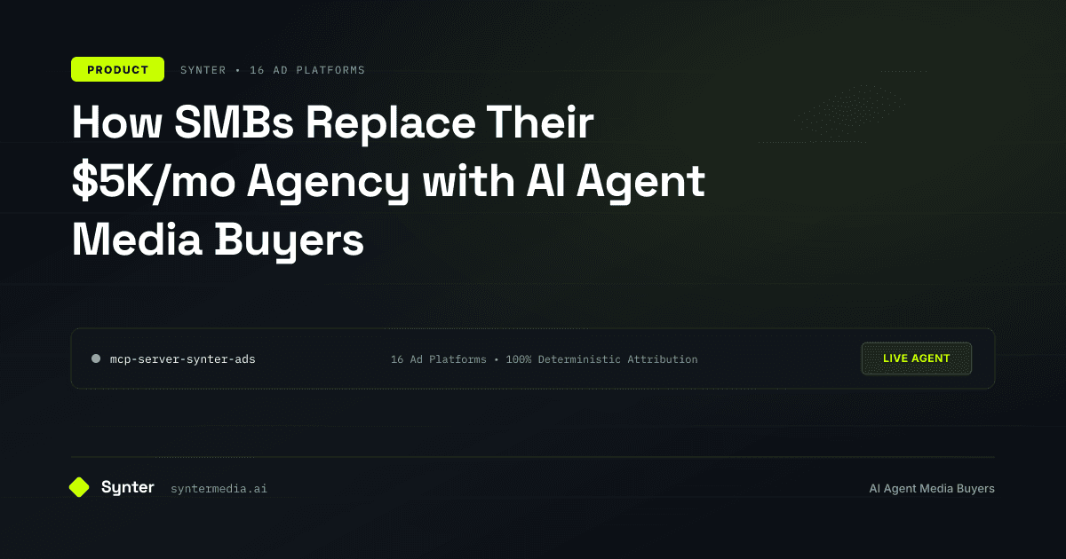 How SMBs Replace Their $5K/mo Agency with AI Agent Media Buyers