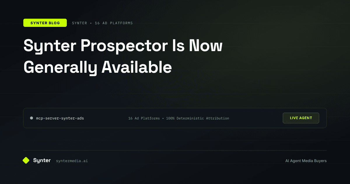 Synter Prospector Is Now Generally Available