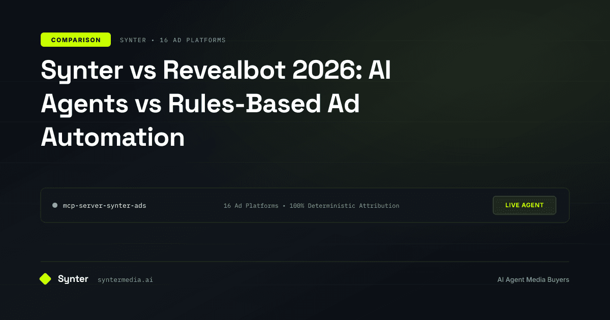 Synter vs Revealbot 2026: AI Agents vs Rules-Based Ad Automation