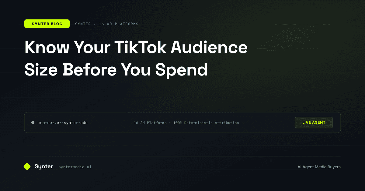 Know Your TikTok Audience Size Before You Spend