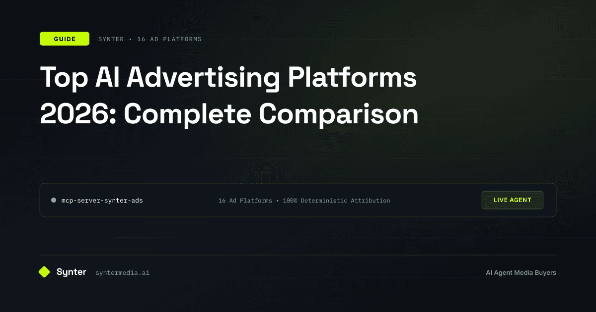 Top AI Advertising Platforms 2026: Complete Comparison