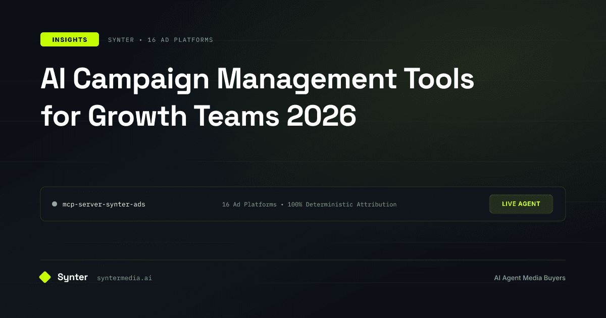 AI Campaign Management Tools for Growth Teams 2026
