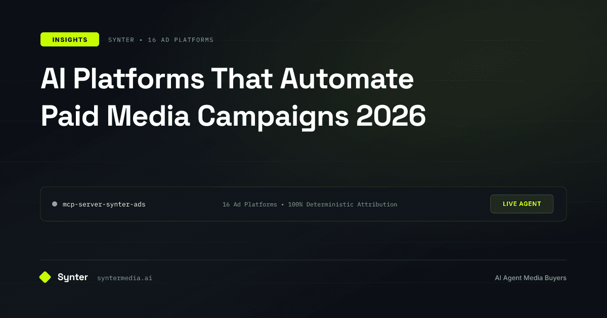 AI Platforms That Automate Paid Media Campaigns 2026