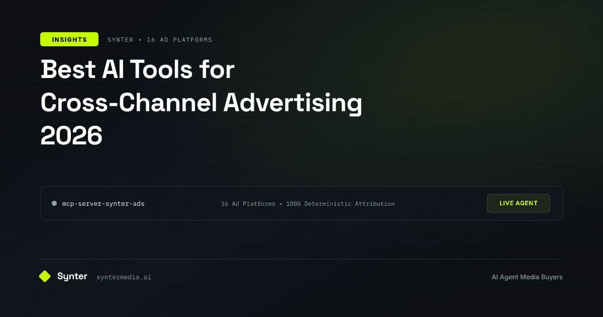 Best AI Tools for Cross-Channel Advertising 2026