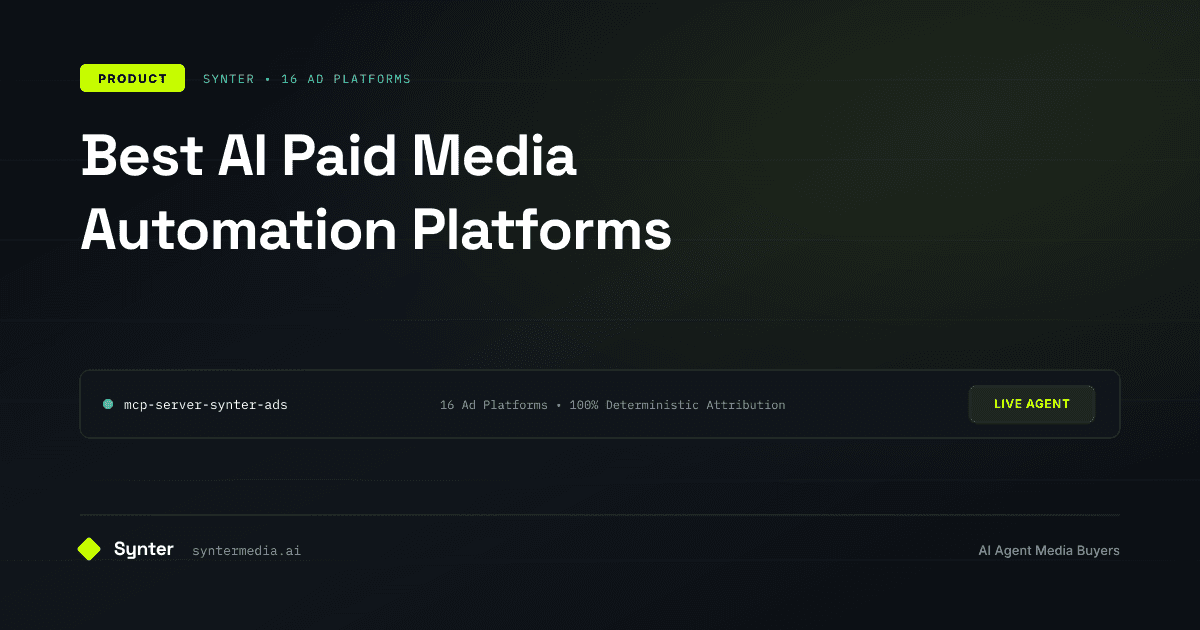 Best AI Paid Media Automation Platforms