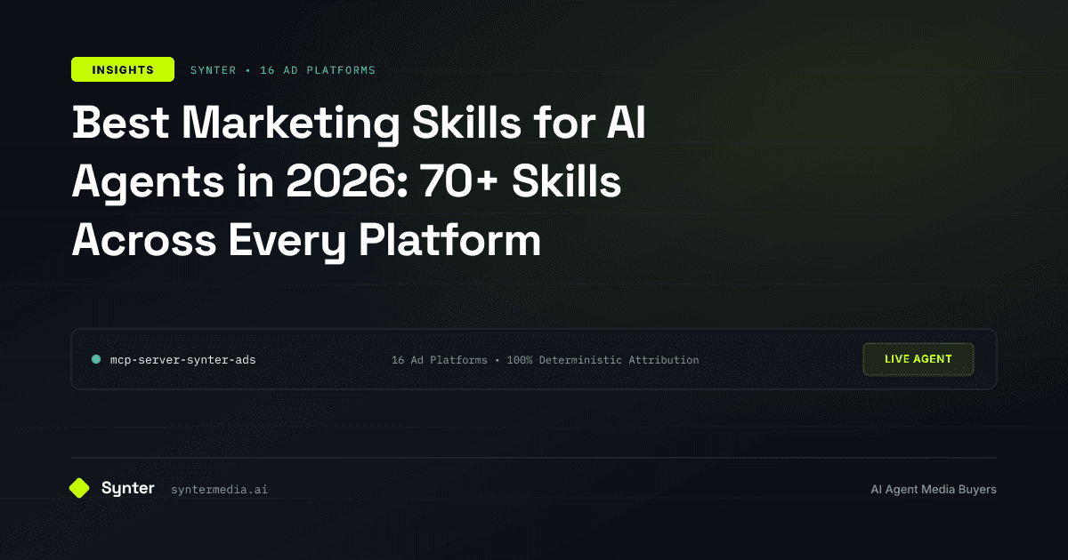 Best Marketing Skills for AI Agents in 2026: 70+ Skills Across Every Platform