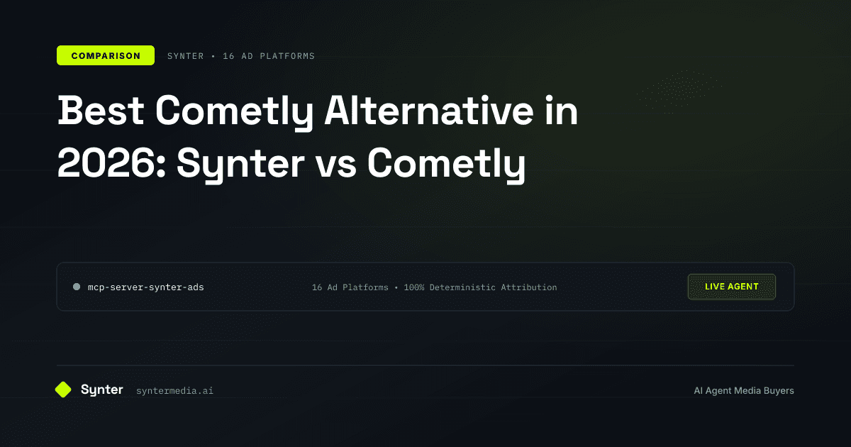 Best Cometly Alternative in 2026: Synter vs Cometly