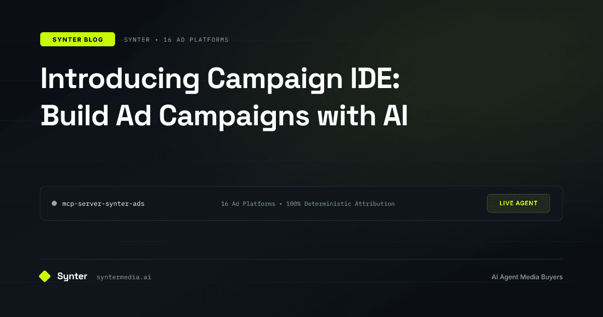 Introducing Campaign IDE: Build Ad Campaigns with AI