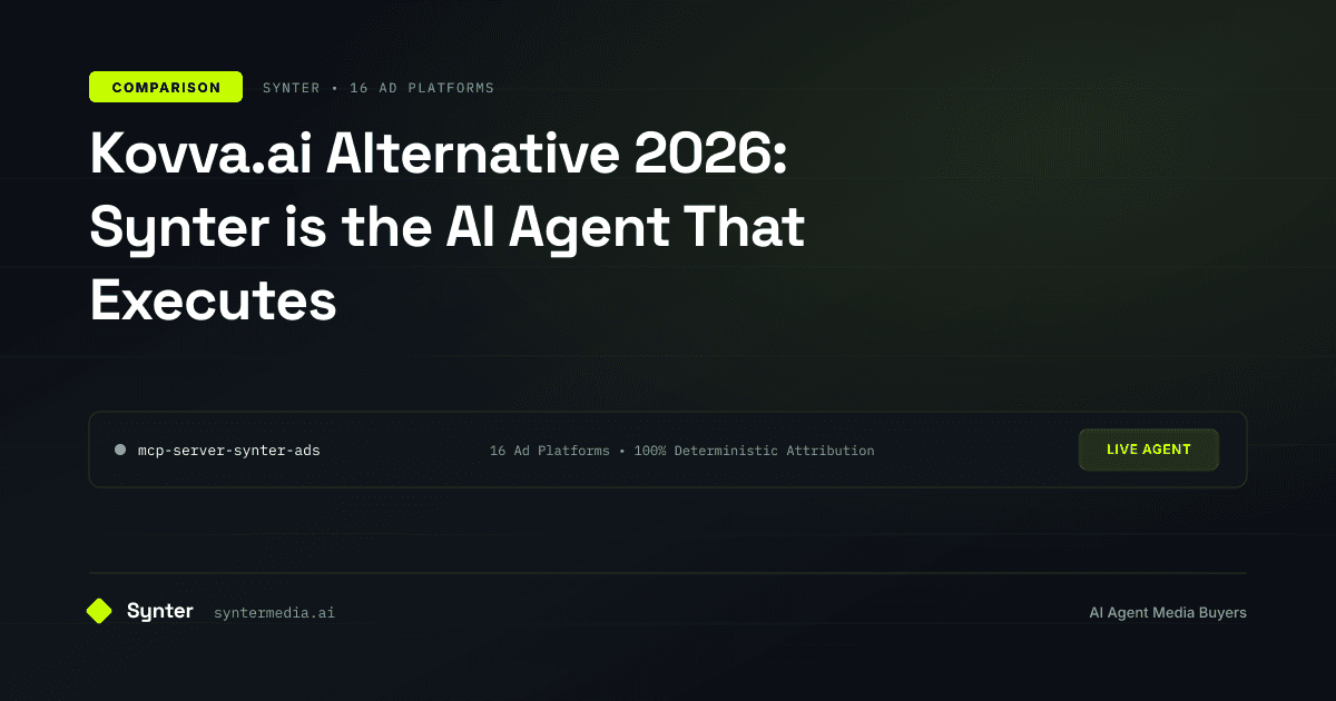 Kovva.ai Alternative 2026: Synter is the AI Agent That Executes