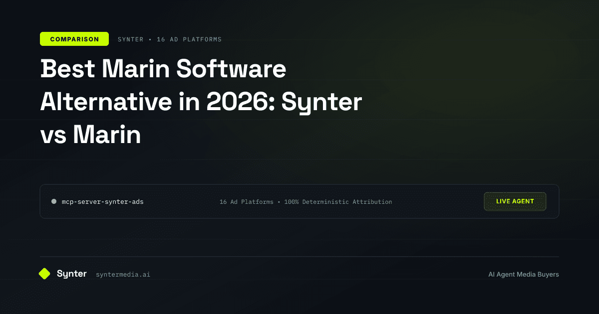 Best Marin Software Alternative in 2026: Synter vs Marin