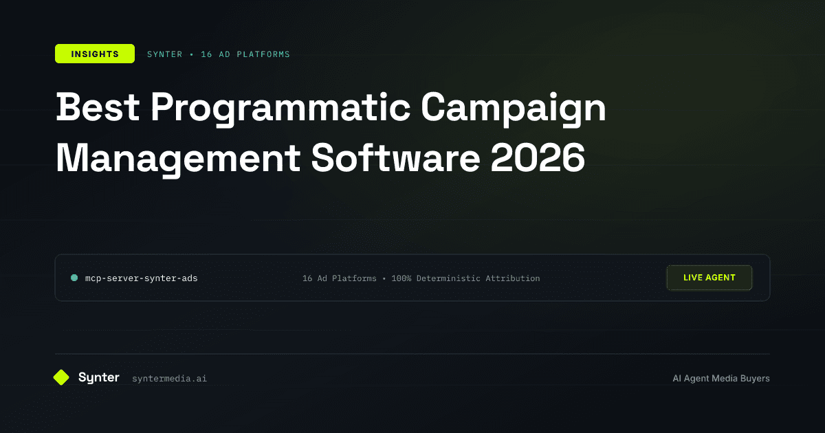 Best Programmatic Campaign Management Software 2026