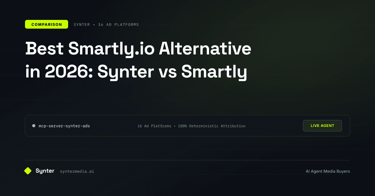 Best Smartly.io Alternative in 2026: Synter vs Smartly