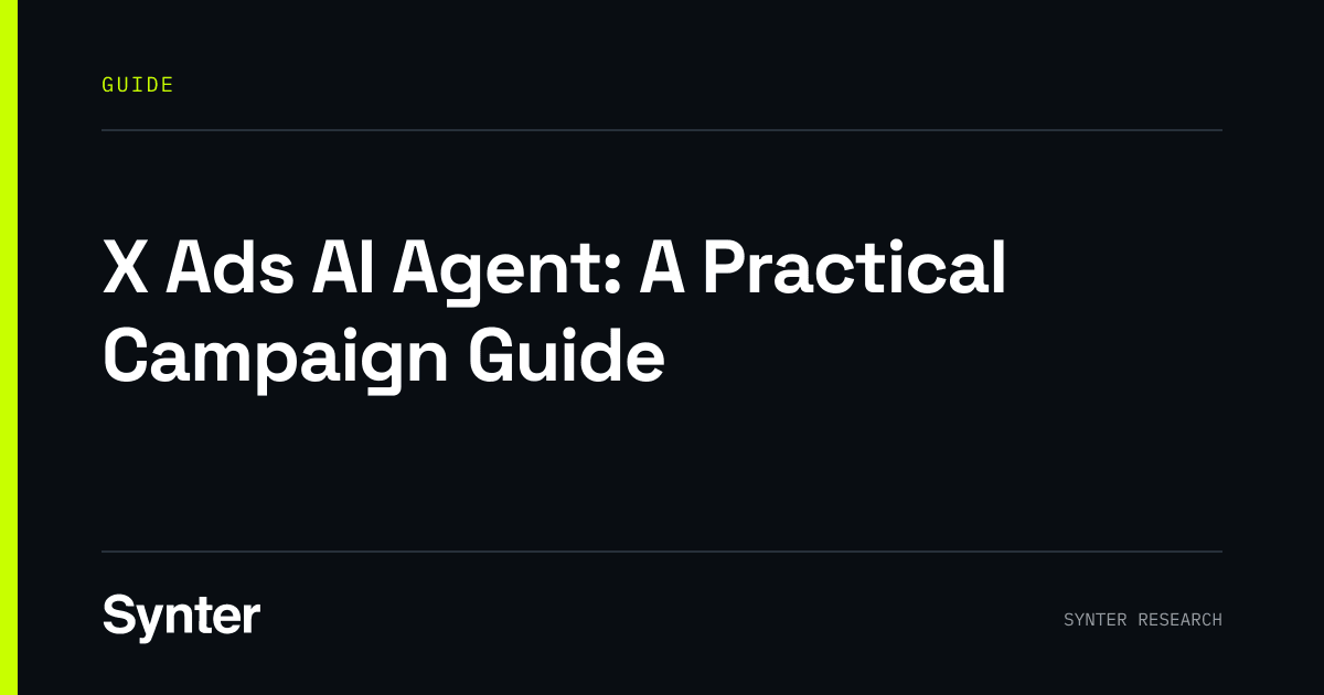 X Ads AI Agent: Execute Campaigns via API Without Logging Into X